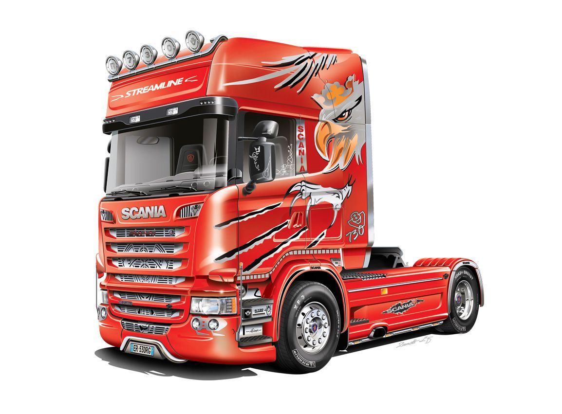 1:24 Camión SCANIA R730 V8 STREAMLINE ''SILVER GRIFFIN'' - Imagen 3