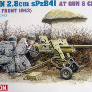 German 28mm sPzB41 at gun and crew Esc. 1/35