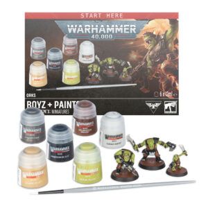 Warhammer 40000 Paint Set ORKS BOYZ + Paint set