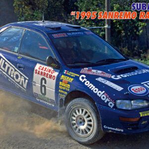 1:24 Subaru Impreza WRC 1995 Ganador del Rally de Sanremo
