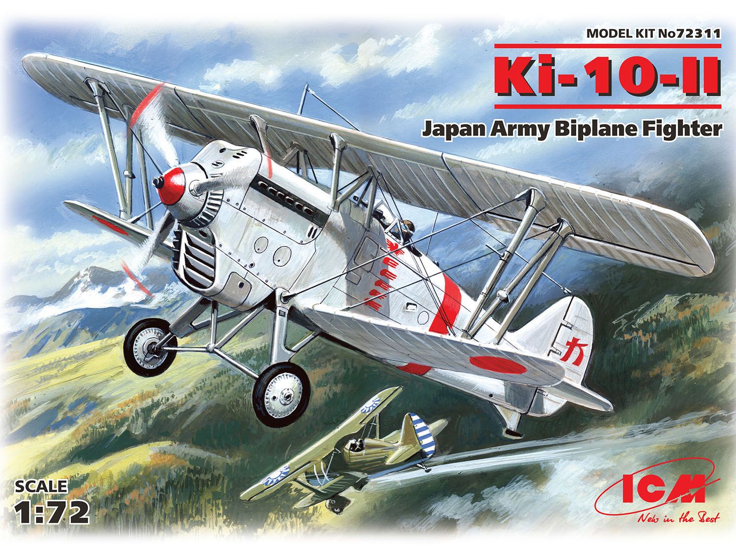 Ki-10-II Caza biplano del ejército japonés Esc. 1/72